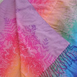 RAINBOW SCARF, so soft, Brand New